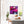 Large Abstract Pop Composition Painting in Acrylic, A Striking Modern Contemporary Canvas Wall Art | Locked in magenta (46