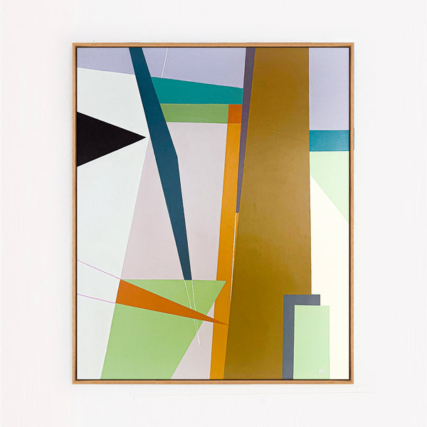 Abstract Painting Original, Expressionism in Modern Abstract Wall Art | Logica Lineae (40"x50")