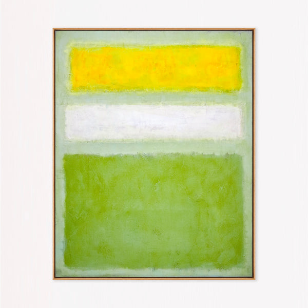 Abstract Painting – Original Wall Art – Large Oil & Acrylic Painting on Canvas – Modern Minimalist Contemporary Canvas Art – “Meadow”