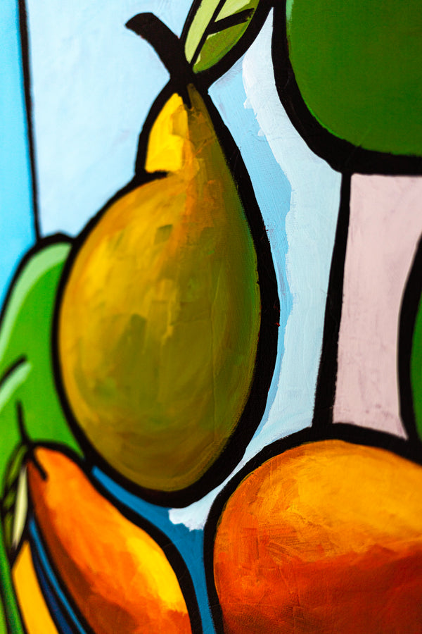 Abstract Painting - Original Wall Art – Large Oil & Acrylic on Canvas – Minimalist Abstract Wall Art – Mensa Lucis (40"x40" | 101x101cm)