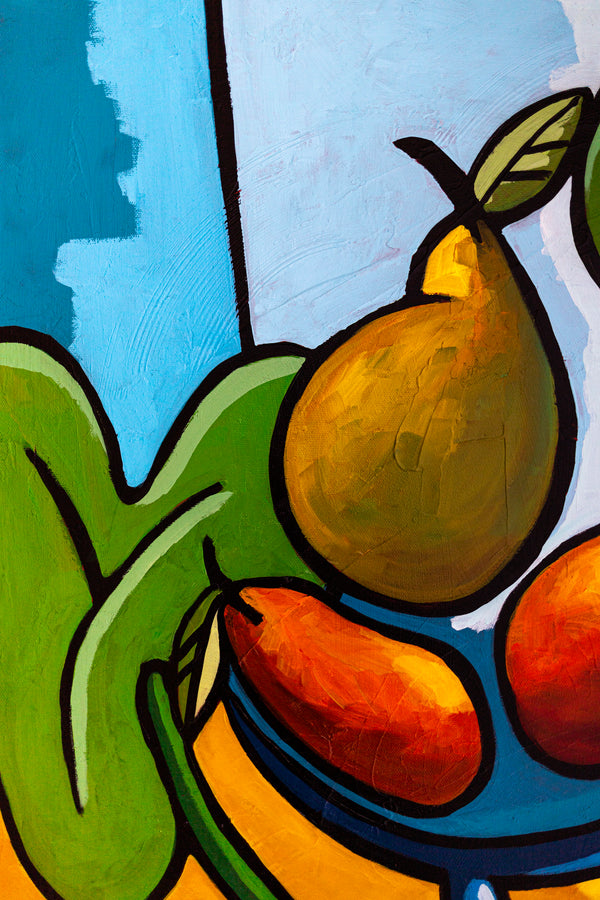 Abstract Painting - Original Wall Art – Large Oil & Acrylic on Canvas – Minimalist Abstract Wall Art – Mensa Lucis (40"x40" | 101x101cm)