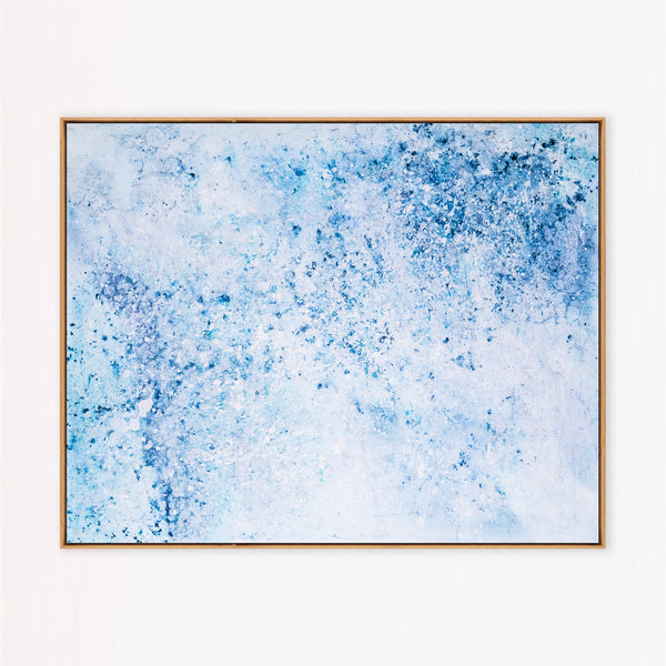 Abstract Painting – Original Wall Art – Large Oil & Acrylic Painting on Canvas – Modern Minimalist Contemporary Canvas Art – “Milky Way”
