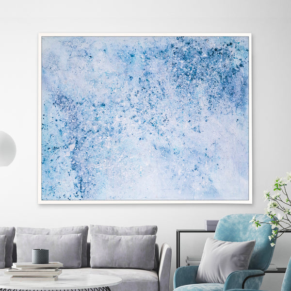 Original Large Abstract Acrylic Painting Captivating Chaos of Cosmic Beauty, Modern Canvas Wall Art | Milky way