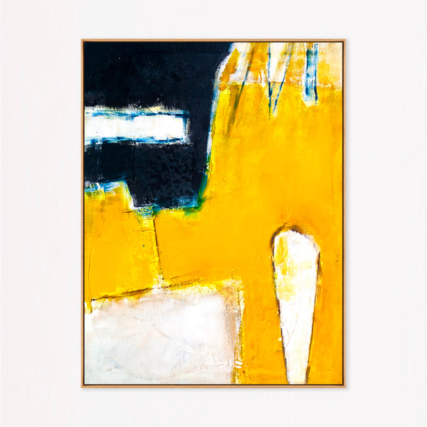Abstract Painting – Original Wall Art – Large Oil & Acrylic Painting on Canvas – Modern Minimalist Contemporary Canvas Art – “Neo”