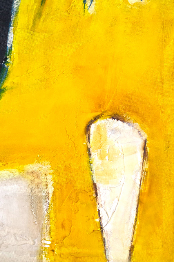 Abstract Painting – Original Wall Art – Large Oil & Acrylic Painting on Canvas – Modern Minimalist Contemporary Canvas Art – “Neo”