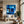 Bold Blue Geometric Abstract Wall Art — Modern Original Oil Painting, Textured Canvas — 
