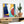 Abstract Wall Art — Modern Teal Navy Original Oil Painting, Textured Canvas — 