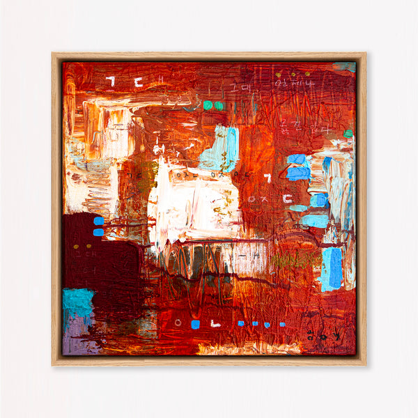 Abstract Painting Original, Expressionism in Modern Abstract Wall Art | O-tu I (12"x12")