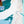 Vivid, Light-Infused Abstract Original Painting, Modern Canvas Wall in Aqua and Turquoise | Ocean catastrophe (40