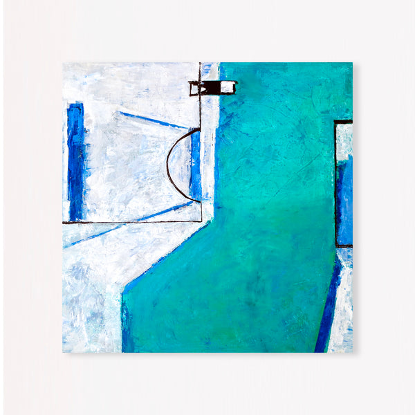 Abstract Painting – Original Wall Art – Large Oil & Acrylic Painting on Canvas – Modern Minimalist Contemporary Canvas Art – “Out There”