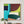 Vibrant Teal Bold Abstract Wall Art — Modern Original Oil Painting, Textured Canvas — 