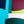 Vibrant Teal Bold Abstract Wall Art — Modern Original Oil Painting, Textured Canvas — 