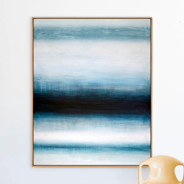 Abstract Painting – Original Wall Art – Large Oil & Acrylic Painting on Canvas – Modern Minimalist Contemporary Canvas Art – “Perception”