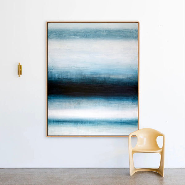 Abstract Painting – Original Wall Art – Large Oil & Acrylic Painting on Canvas – Modern Minimalist Contemporary Canvas Art – “Perception”