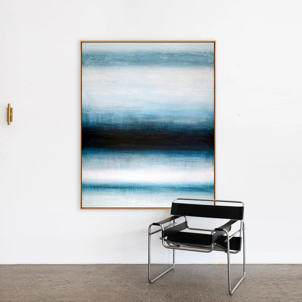 Abstract Painting – Original Wall Art – Large Oil & Acrylic Painting on Canvas – Modern Minimalist Contemporary Canvas Art – “Perception”