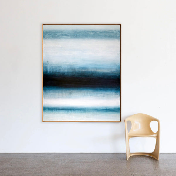 Abstract Painting – Original Wall Art – Large Oil & Acrylic Painting on Canvas – Modern Minimalist Contemporary Canvas Art – “Perception”