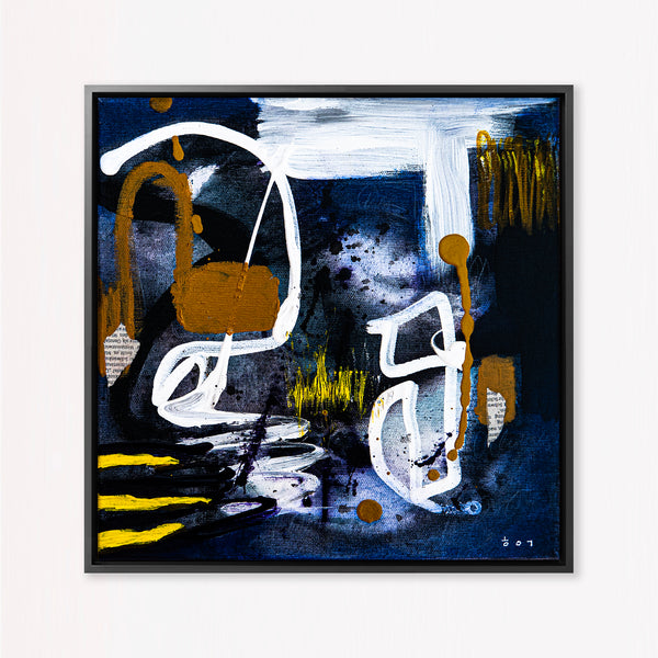 Abstract Painting Original, Expressionism in Modern Abstract Wall Art | Puroch (12"x12")