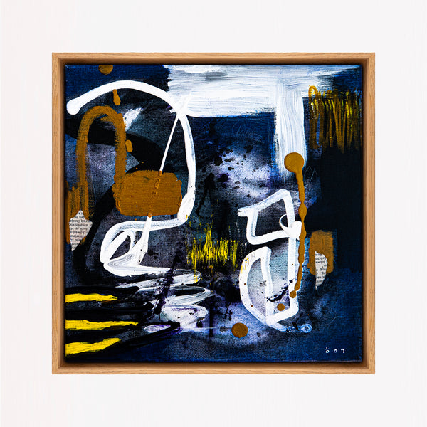 Abstract Painting Original, Expressionism in Modern Abstract Wall Art | Puroch (12"x12")