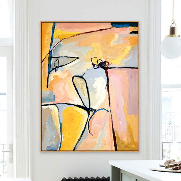 Abstract Painting Original, Expressionism in Modern Abstract Wall Art |  Recens (33"x43")
