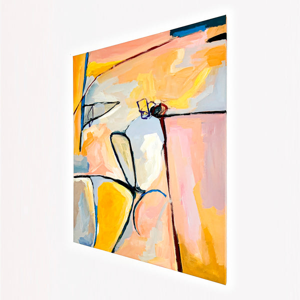 Abstract Painting Original, Expressionism in Modern Abstract Wall Art |  Recens (33"x43")
