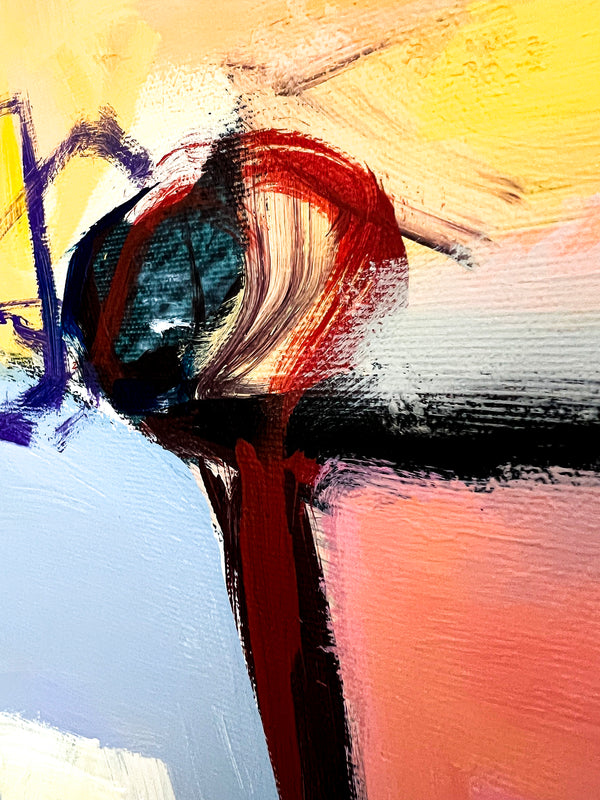 Abstract Painting Original, Expressionism in Modern Abstract Wall Art |  Recens (33"x43")