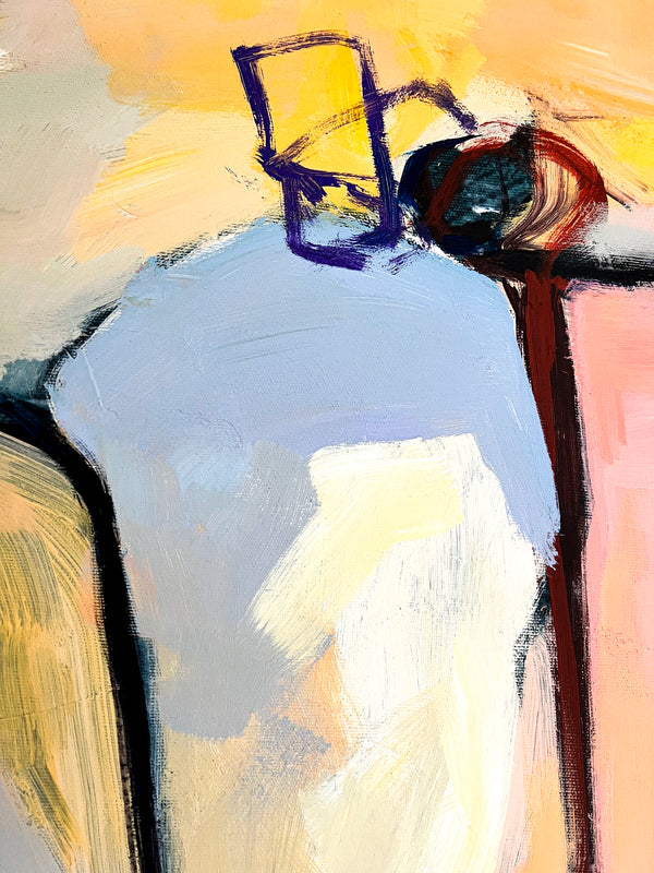 Abstract Painting Original, Expressionism in Modern Abstract Wall Art |  Recens (33"x43")