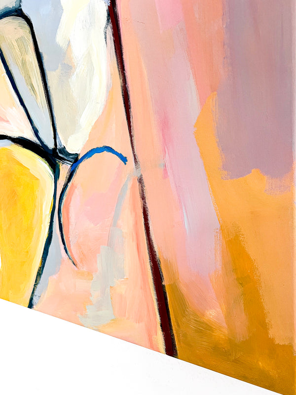 Abstract Painting Original, Expressionism in Modern Abstract Wall Art |  Recens (33"x43")