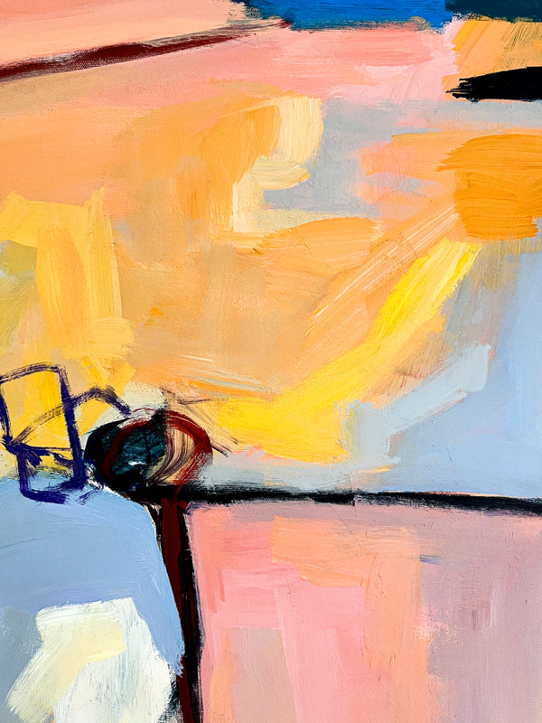 Abstract Painting Original, Expressionism in Modern Abstract Wall Art |  Recens (33"x43")