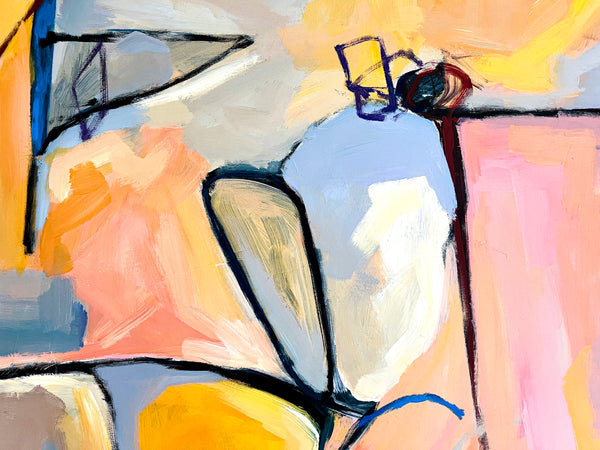 Abstract Painting Original, Expressionism in Modern Abstract Wall Art |  Recens (33"x43")