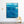 Blue Original Abstract Acrylic Painting in Rough Brush Strokes, Large Modern Canvas Wall Art | Red dot transported