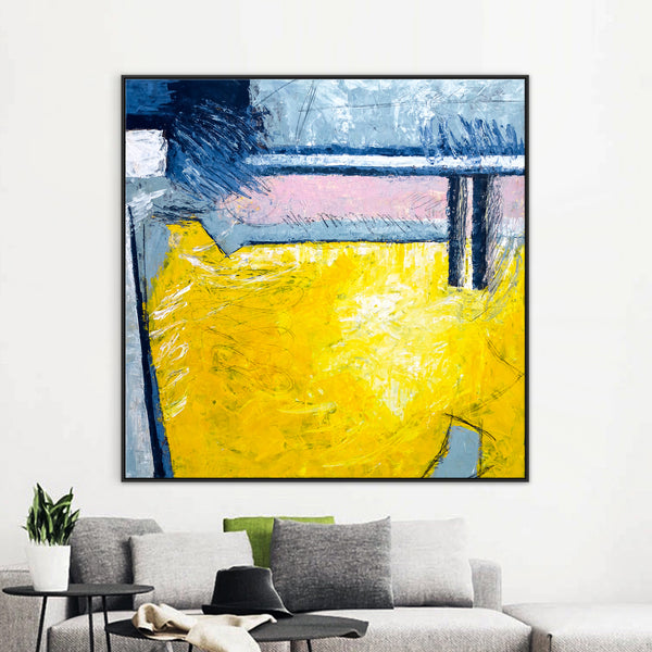 Bold Compositions in Modern Abstract Original Acrylic Painting, Expressionism Large Canvas Wall Art | Reinforce