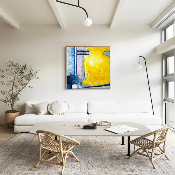 Bold Compositions in Modern Abstract Original Acrylic Painting, Expressionism Large Canvas Wall Art | Reinforce