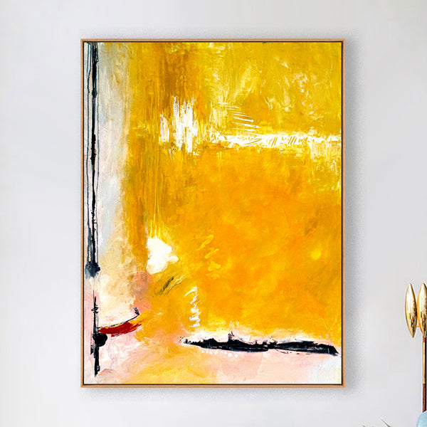Abstract Painting – Original Wall Art – Large Oil & Acrylic Painting on Canvas – Modern Minimalist Contemporary Canvas Art – “Reminiscent”