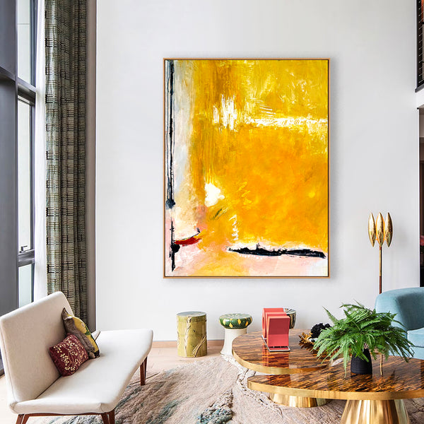 Abstract Painting – Original Wall Art – Large Oil & Acrylic Painting on Canvas – Modern Minimalist Contemporary Canvas Art – “Reminiscent”