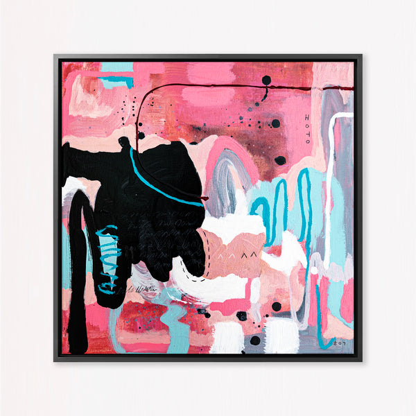 Abstract Painting Original, Expressionism in Modern Abstract Wall Art | Saeng seong (16"x16")