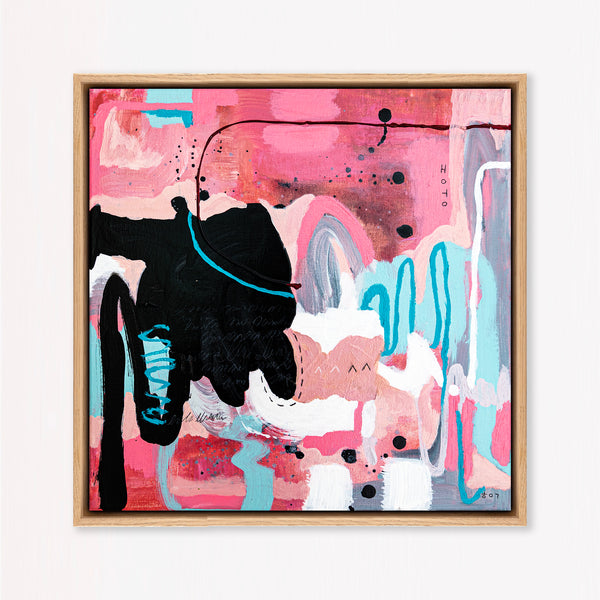 Abstract Painting Original, Expressionism in Modern Abstract Wall Art | Saeng seong (16"x16")