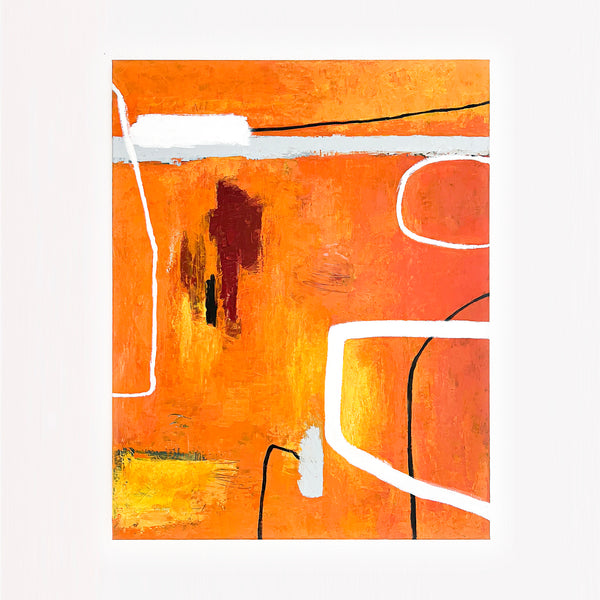 Abstract Painting Original, Expressionism in Modern Abstract Wall Art |  Sapientia (33"x43")