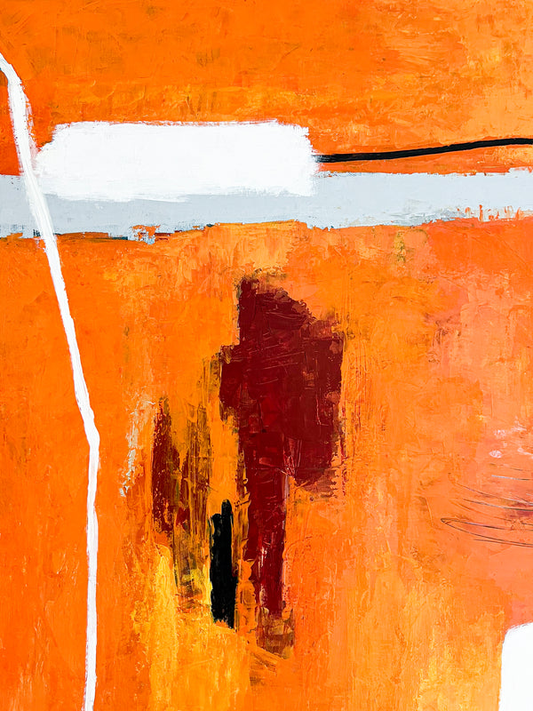 Abstract Painting Original, Expressionism in Modern Abstract Wall Art |  Sapientia (33"x43")