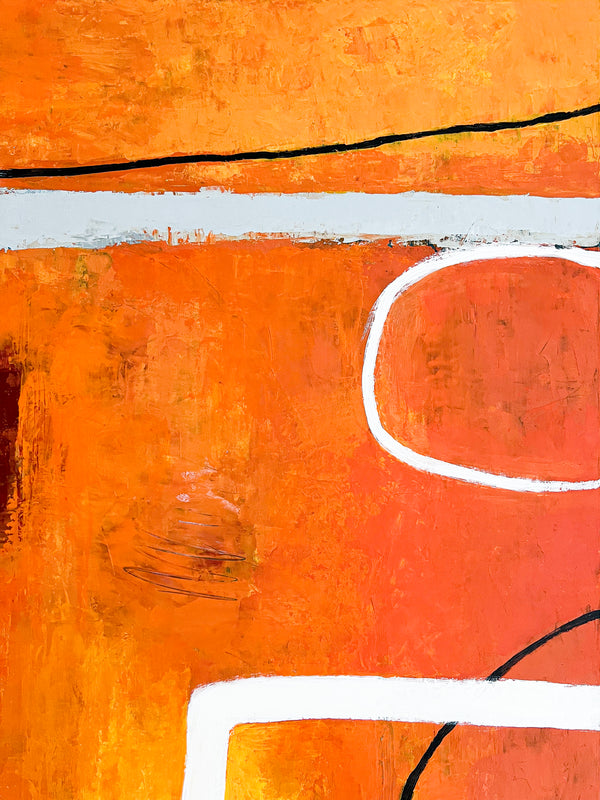 Abstract Painting Original, Expressionism in Modern Abstract Wall Art |  Sapientia (33"x43")