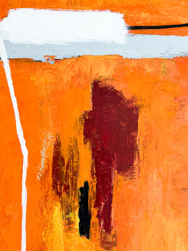 Abstract Painting Original, Expressionism in Modern Abstract Wall Art |  Sapientia (33"x43")