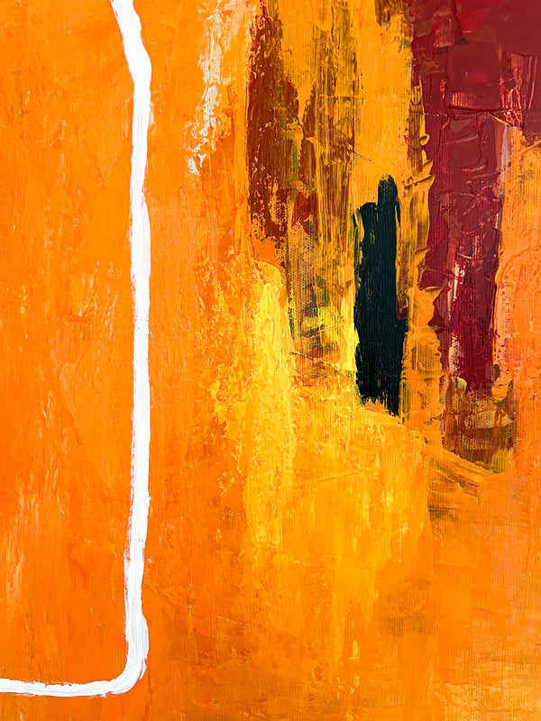 Abstract Painting Original, Expressionism in Modern Abstract Wall Art |  Sapientia (33"x43")