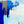 Original Abstract Sky Blue Painting Mixed Media Modern Canvas Wall Art | Sello (36