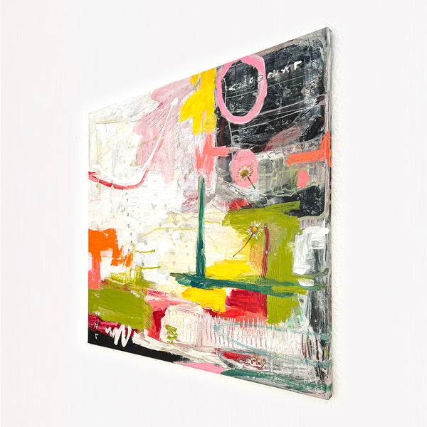 Abstract Painting Original, Expressionism in Modern Abstract Wall Art |  Shema (20"x20")