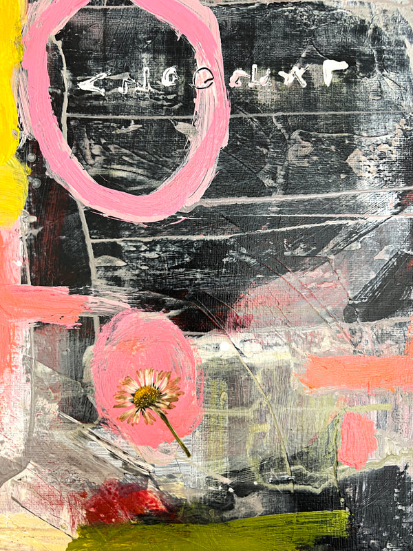 Abstract Painting Original, Expressionism in Modern Abstract Wall Art |  Shema (20"x20")