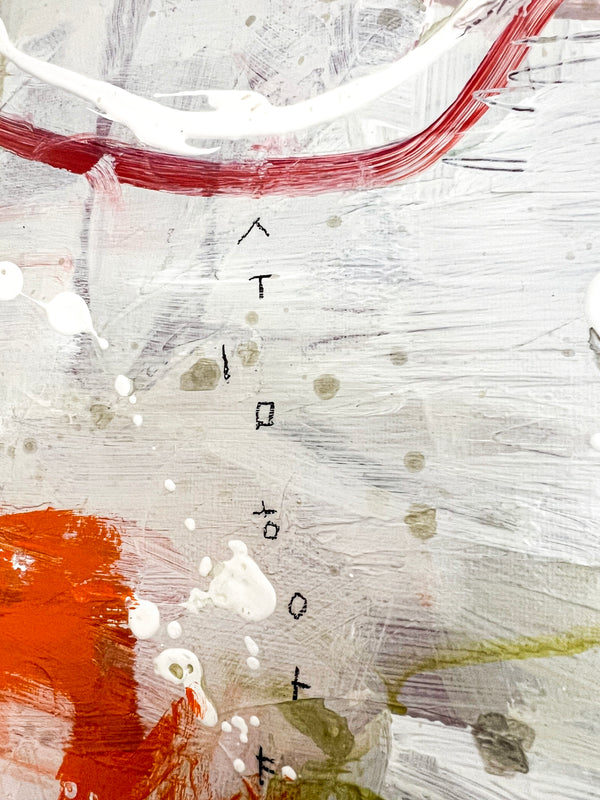 Abstract Painting Original, Expressionism in Modern Abstract Wall Art |  Shema (20"x20")