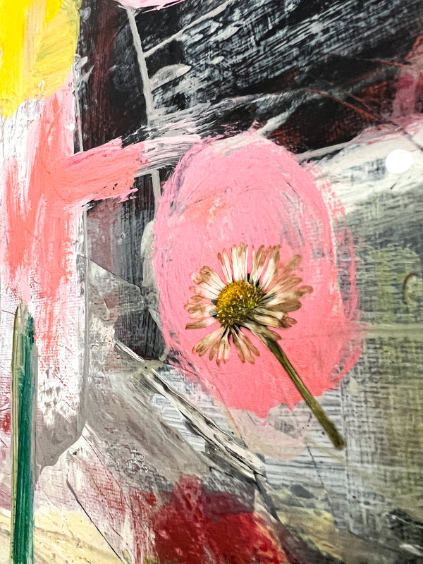 Abstract Painting Original, Expressionism in Modern Abstract Wall Art |  Shema (20"x20")