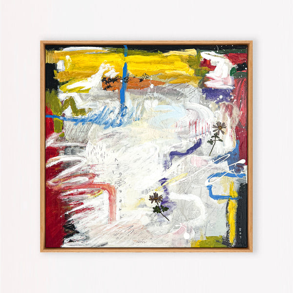 Abstract Painting Original, Expressionism in Modern Abstract Wall Art |  Shemp (20"x20")