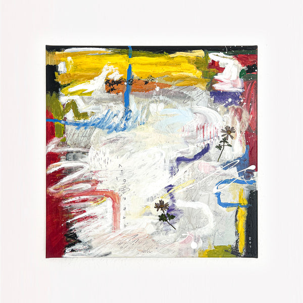 Abstract Painting Original, Expressionism in Modern Abstract Wall Art |  Shemp (20"x20")