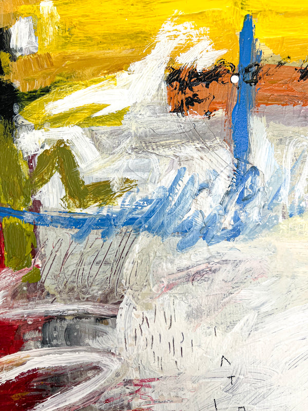 Abstract Painting Original, Expressionism in Modern Abstract Wall Art |  Shemp (20"x20")