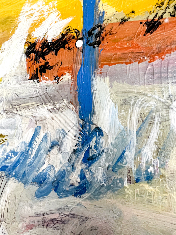 Abstract Painting Original, Expressionism in Modern Abstract Wall Art |  Shemp (20"x20")